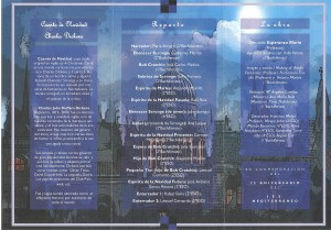 Programa tríptico Cuento de Navidad 2015
