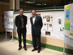 El ponente Antonio Enriquez junto al Jefe del Dpto.